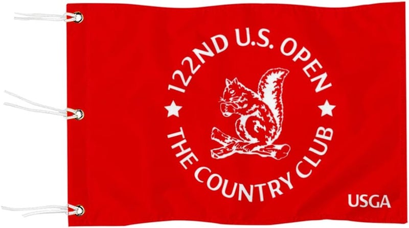 2BUT Red USGA Golf Pin Flag, 20" L x 13" H, Double-Sewn 600D Nylon, Miniature Pin Flag with Grommets, Perfect for Indoor/Outdoor/Backyard/Garden/Putting Green/Golf Training Course/Driving Range - Image 1